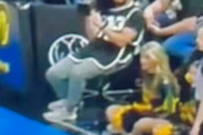 VIDEO: This Iowa Hawkeyes star is facing MAJOR backlash after a wild kick to a cameraman’s groin during the Big Ten Tourney. Was it an accident or intentional? The internet has already decided.