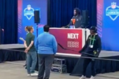 The NFL Combine is supposed to be about dreams coming true, but for this player, it turned into a total nightmare. The footage of what he did is going viral for all the wrong reasons.