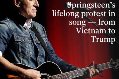 Born to rage in the USA: Bruce Springsteen’s lifelong protest in song — from Vietnam to Trump
