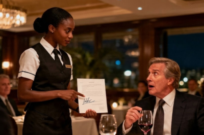 Black Waitress Says ‘Sir, That’s My Dad’s Signature’ — Billionaire CEO Dropped His Glass in Shoc