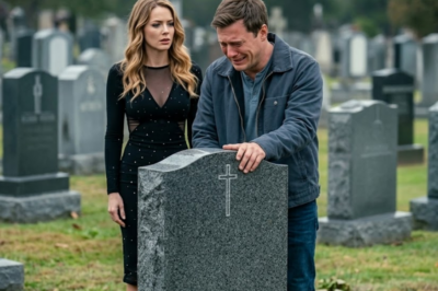 Billionaire Visits Her Father’s Grave, Only to Find a Single Dad Janitor Crying There