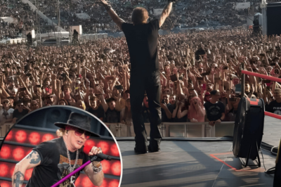 Axl Rose Breaks All The Rules Playing The Best 7-Minute “Knockin’ On Heaven’s Door” Cover—By The Final Haunting Note, 72,000 Fans Were In Tears And The Rest On Their Feet.