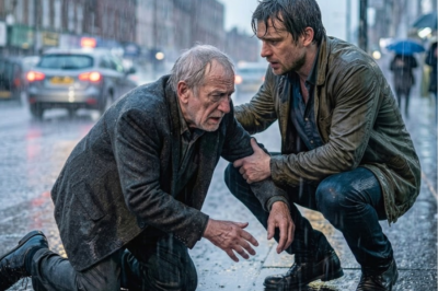 Single Dad Helped an old Man walking in the Rain — The Next Day, He Helped her save her Job