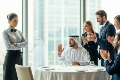 Arab Billionaire Brings 20 Investors — Only the Waitress Caught Their Words in a Dialect Trap
