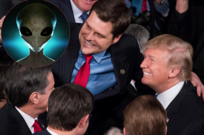 President Trump’s initial choice for U.S. Attorney General, Matt Gaetz, revealed shocking secrets about an alien breeding program.