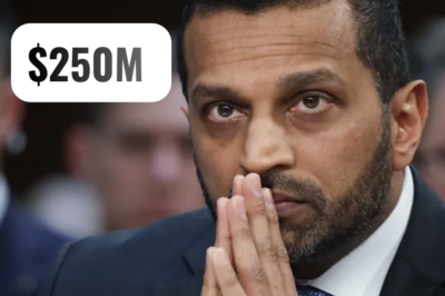 $250 million is the amount Kash Patel wants The Atlantic to pay to heal the wounds to his reputation!