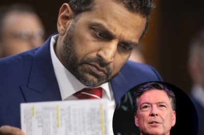Kash Patel said the FBI spent nearly a year investigating James Comey’s “47-86” case.