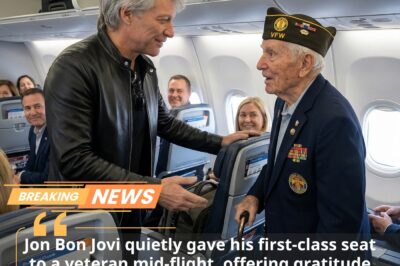 Jon Bon Jovi’s Quiet Gesture at 30,000 Feet Leaves Passengers Deeply Moved