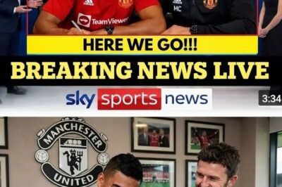 Casemiro signed a new contract with Man United after intense negotiation between both parties yesterday