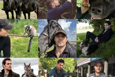 Henry Cavill is not only famous for his role as Superman but also has a deep love for animals, especially the farm animals.