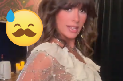 Ella Langley caused a stir among fans with her see-through white outfit.