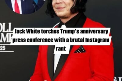 Jack White Can Barely Find the Words for That 22-Foot Golden Trump Statue