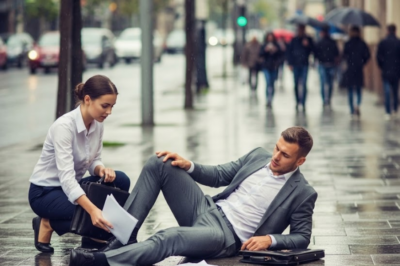 Single Mom Got Fired for Being Late After Helping an Injured Man — He was the Billionaire Boss