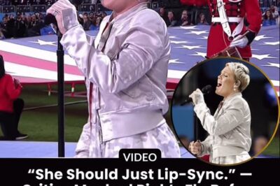 “She Should Just Lip-Sync.” — Critics Mocked Pink’s Flu Before the Super Bowl, But One Jaw-Dropping Power Note Turned a Lozenge Moment Into an All-Time National Anthem.
