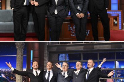 Jimmy Kimmel, John Oliver, Seth Meyers and Jimmy Fallon Discuss Donald Trump’s Obsession With Late-Night on Stephen Colbert’s ‘Late Show’: ‘I Appreciate That He’s Watching Linear Television’