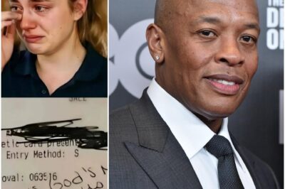DR. DRE’S QUIET ACT OF KINDNESS AT A SMALL LONDON DINER LEFT A YOUNG WAITRESS IN TEARS