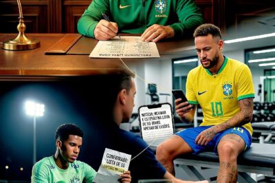 𝐉𝐔𝐒𝐓 𝐈𝐍: Brazil’s preliminary 55-man World Cup list is expected to include Neymar and Estêvão Willian despite injury concerns
