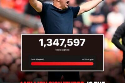 Liverpool fans launch massive petition to get Arne Slot sacked with over 1 million signatures in 24 hours
