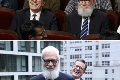 David Letterman and Stephen Colbert Get Revenge on CBS by Tossing Furniture Off the Roof