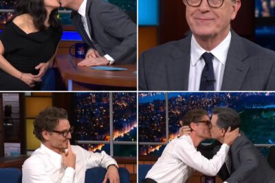 Julia Louis-Dreyfus explains why kissing Stephen Colbert on “The Late Show” was ‘so awkward’: ‘We were all just dying’